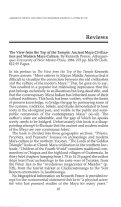 Cover page: The View from the Top of the Temple: Ancient Maya Civilization and Modern Maya Culture. By Kenneth Pearce.