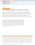 Cover page: The driver landscape of sporadic chordoma