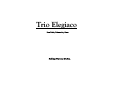 Cover page: Trio Elegiaco