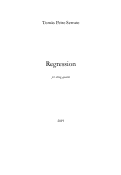 Cover page: Regression