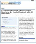 Cover page: A Bioenergetics Approach to Setting Conservation Objectives for Non-Breeding Shorebirds in California’s Central Valley