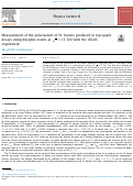 Cover page: Measurement of the polarisation of W bosons produced in top-quark decays using dilepton events at s = 13 TeV with the ATLAS experiment