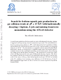 Cover page: Search for bottom-squark pair production in $pp$ collision events at $\sqrt{s} = 13$ TeV with hadronically decaying $τ$-leptons, $b$-jets and missing transverse momentum using the ATLAS detector