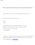 Cover page: Effects of Δ9-Tetrahydrocannabinol (THC) Vapor Inhalation in Sprague-Dawley and Wistar Rats