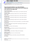 Cover page: Sleep-disordered breathing is associated with higher carboxymethyllysine level in elderly women but not elderly men in the cardiovascular health study