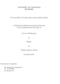 Cover page: B-L and Other U(1) Extensions of the Standard Model