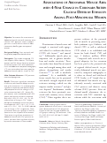 Cover page: Associations of Abdominal Muscle Area with 4-Year Change in Coronary Artery Calcium Differ by Ethnicity Among Post-Menopausal Women.