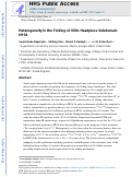 Cover page: Heterogeneity in the Folding of Villin Headpiece Subdomain HP36