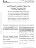 Cover page: Needing everything (or just one thing) to go right: Myopic preferences for consolidating or spreading risks.