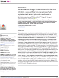 Cover page: Enterohemorrhagic Escherichia coli infection inhibits colonic thiamin pyrophosphate uptake via transcriptional mechanism