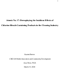 Cover page: Atomic No. 17: Downplaying the Insidious Effects of Chlorine-Bleach-Containing Products in the Cleaning Industry