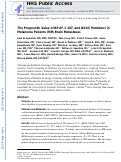 Cover page: The Prognostic Value of BRAF, C-KIT, and NRAS Mutations in Melanoma Patients With Brain Metastases.