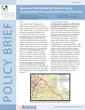 Cover page: Exposure to Traffic-Related Air Pollution is Rarely Considered When Planning Bicycle Routes but It Should Be