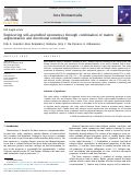 Cover page: Engineering self-assembled neomenisci through combination of matrix augmentation and directional remodeling