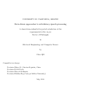 Cover page: Data-driven approaches to articulatory speech processing