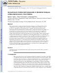 Cover page: Accounting for undetected compounds in statistical analyses of mass spectrometry ‘omic studies