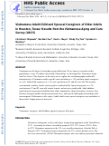 Cover page: Vietnamese Adult-Child and Spousal Caregivers of Older Adults in Houston, Texas: Results from the Vietnamese Aging and Care Survey (VACS)