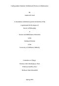 Cover page: Undergraduate Students' Definitional Practices in Mathematics