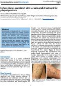 Cover page: Lichen planus associated with secukinumab treatment for plaque psoriasis