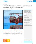 Cover page: Reticular Growth of Graphene Nanoribbon 2D Covalent Organic Frameworks