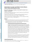 Cover page: Determination of receptor specificities for whole influenza viruses using multivalent glycan arrays