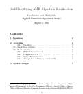 Cover page: Self-gravitating AMR algorithm specification