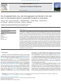 Cover page: Use of expanded shale, clay, and slate aggregates and biochar in the clear zone of road infrastructures for sustainable treatment of stormwater