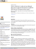 Cover page: Vision retention in early versus delayed glaucoma surgical intervention in patients with Boston Keratoprosthesis type 1.