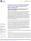 Cover page: Importin-9 wraps around the H2A-H2B core to act as nuclear importer and histone chaperone