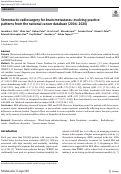 Cover page of Stereotactic radiosurgery for brain metastases: evolving practice patterns from the national cancer database (2004–2020)