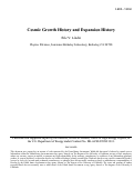 Cover page: Cosmic Growth History and Expansion History