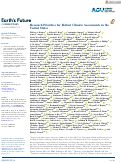 Cover page of Research Priorities for Robust Climate Assessments in the United States