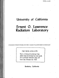 Cover page: SURFACE STRUCTURES ON THE CLEAN PLATINUM (100) SURFACE