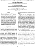 Cover page: What information shapes and shifts people’s attitudes about capital punishment?