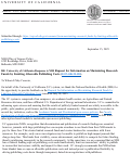 Cover page of University of California Response to NIH Request for Information on Maximizing Research Funds by Limiting Allowable Publishing Costs (NOT-OD-25-138)