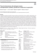 Cover page: The role of testosterone, the androgen receptor, and hypothalamic-pituitary–gonadal axis in depression in ageing Men