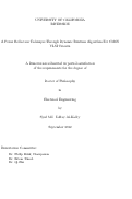 Cover page: A Power Reduction Technique Through Dynamic Runtime Algorithm For CMOS VLSI Circuits