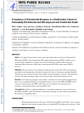 Cover page: Prevalence of periodontal diseases in a multicenter cohort of perinatally HIV‐infected and HIV‐exposed and uninfected youth