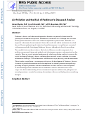 Cover page: Air Pollution and the Risk of Parkinson's Disease: A Review