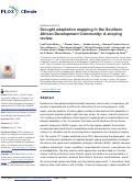 Cover page of Drought adaptation mapping in the Southern African Development Community: A scoping review