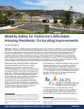 Cover page of Mobility Safety for California’s Affordable Housing Residents: Co-locating Improvements