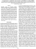 Cover page: A comprehensive examination of preschoolers’ probabilistic reasoning abilities