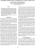 Cover page: Upsetting the contingency table: Causal induction over sequences of point events