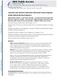 Cover page: Lopinavir and tenofovir interaction observed in non‐pregnant adults altered during pregnancy