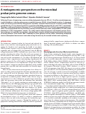 Cover page: A metagenomic perspective on the microbial prokaryotic genome census.