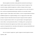 Cover page: Conceal and Don't Feel as Much? Experiential Effects of Expressive Suppression.