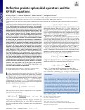 Cover page: Reflective prolate-spheroidal operators and the KP/KdV equations