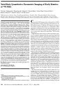 Cover page: Total-Body Quantitative Parametric Imaging of Early Kinetics of 18F-FDG