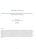 Cover page: Taking LID to the Streets:  A Case Study of Stormwater Management on Leland Avenue in San Francisco, California