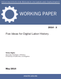 Cover page: Five Ideas for Digital Labor History